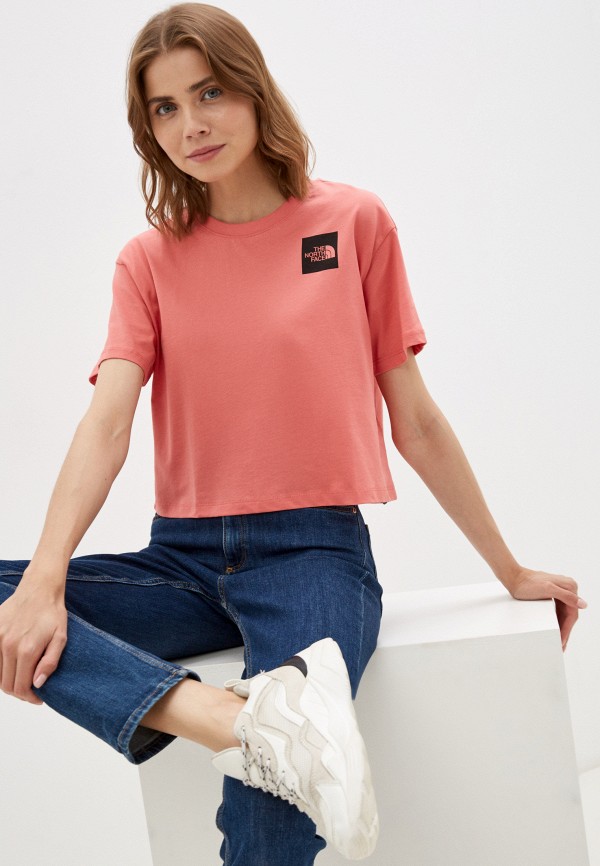 

Футболка The North Face, Розовый, W CROPPED FINE TEE