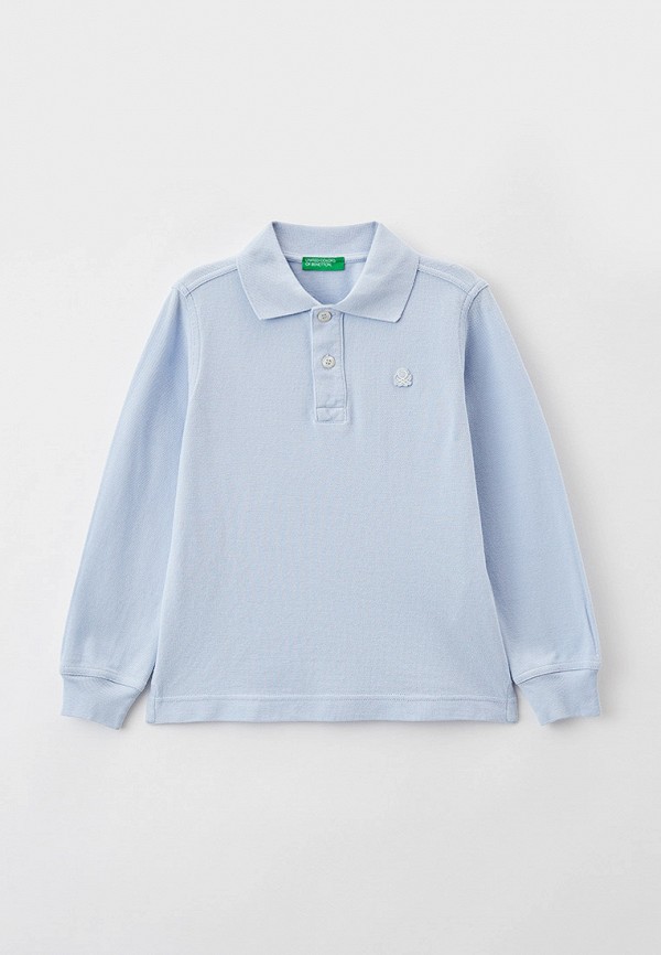 

Поло United Colors of Benetton, Голубой, United Colors of Benetton RTLAAN346501