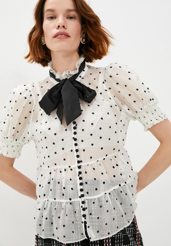 

Блуза Alice + Olivia, Белый