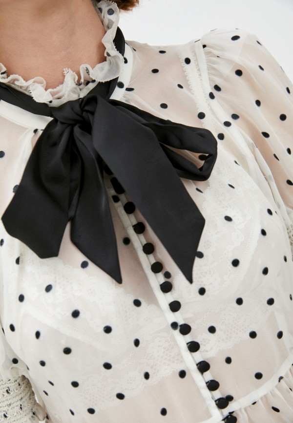 

Блуза Alice + Olivia, Белый, Alice + Olivia RTLAAN376501