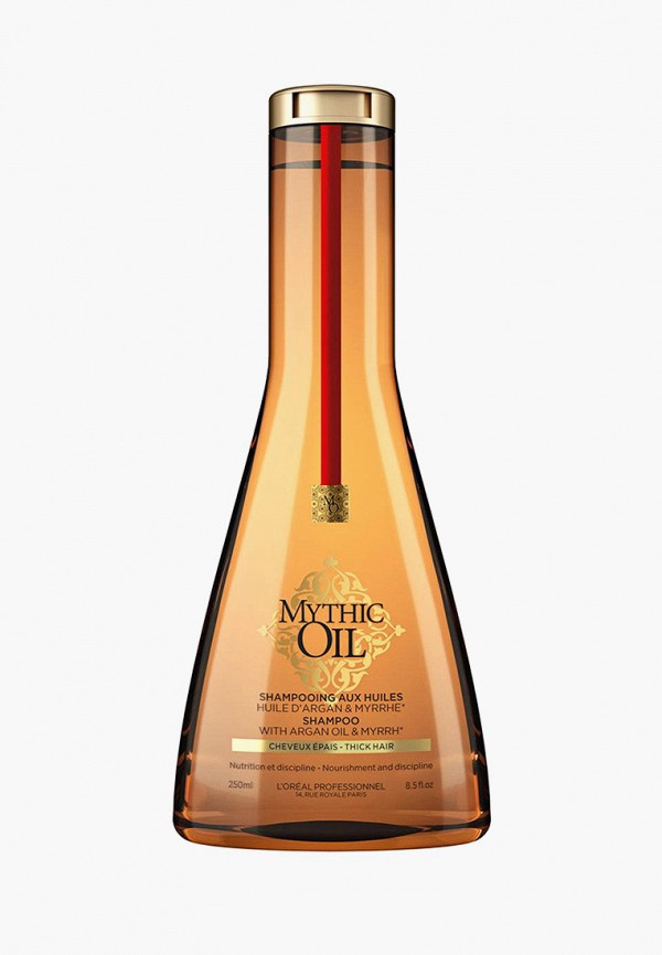 

Шампунь L'Oreal Professionnel, Прозрачный, Mythic Oil для плотных волос, 250 мл