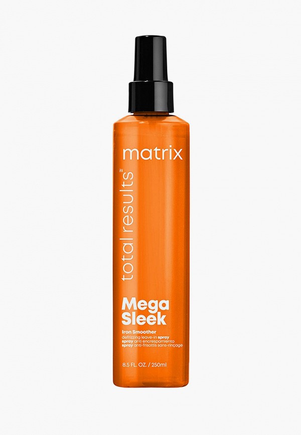 

Спрей для волос Matrix, Прозрачный, Total Results Mega Sleek Iron Smoother для гладкости волос с термозащитой, 250 мл