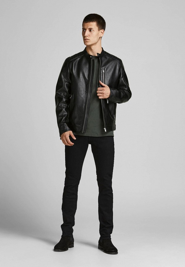 фото Куртка кожаная jack & jones