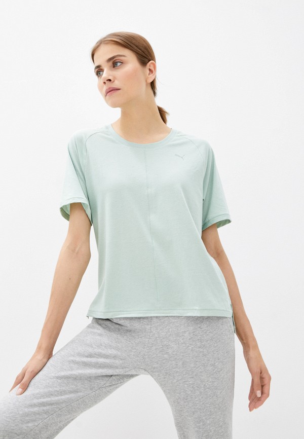 

Футболка спортивная PUMA, Бирюзовый, STUDIO Tri Blend Relaxed Tee