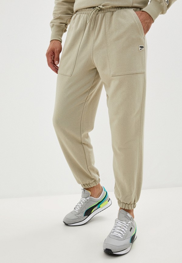 

Брюки спортивные PUMA, Бежевый, Downtown Sweatpants TR