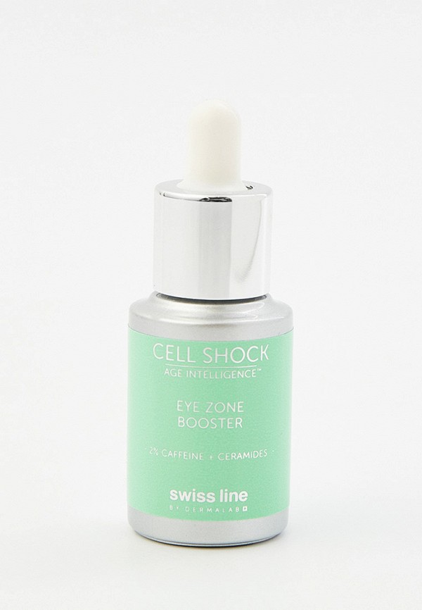 

Сыворотка для кожи вокруг глаз Swiss Line, Прозрачный, CELL SHOCK AGE INTELLIGENCE™, с кофеином и церамидами, 15 мл