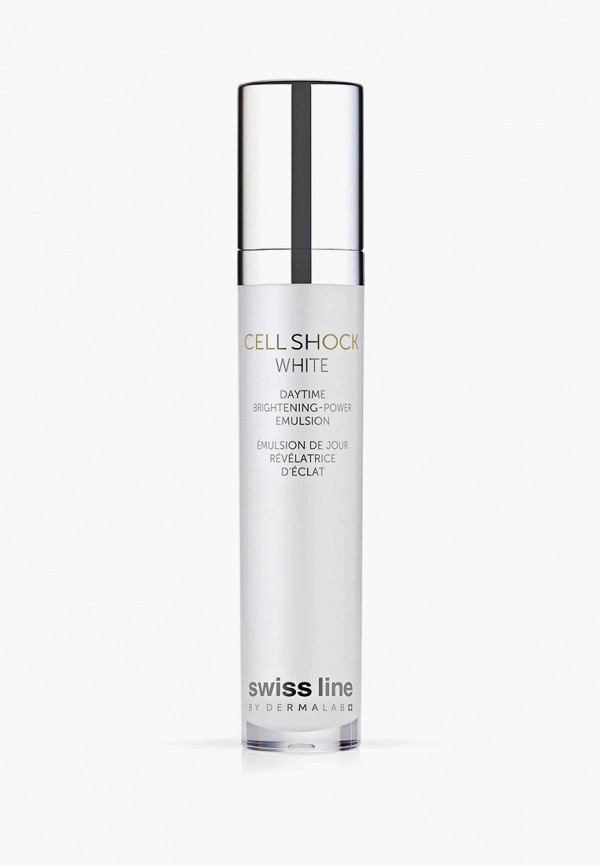 

Эмульсия для лица Swiss Line, Прозрачный, CELL SHOCK WHITE, дневная с эффектом сияния, 50 мл
