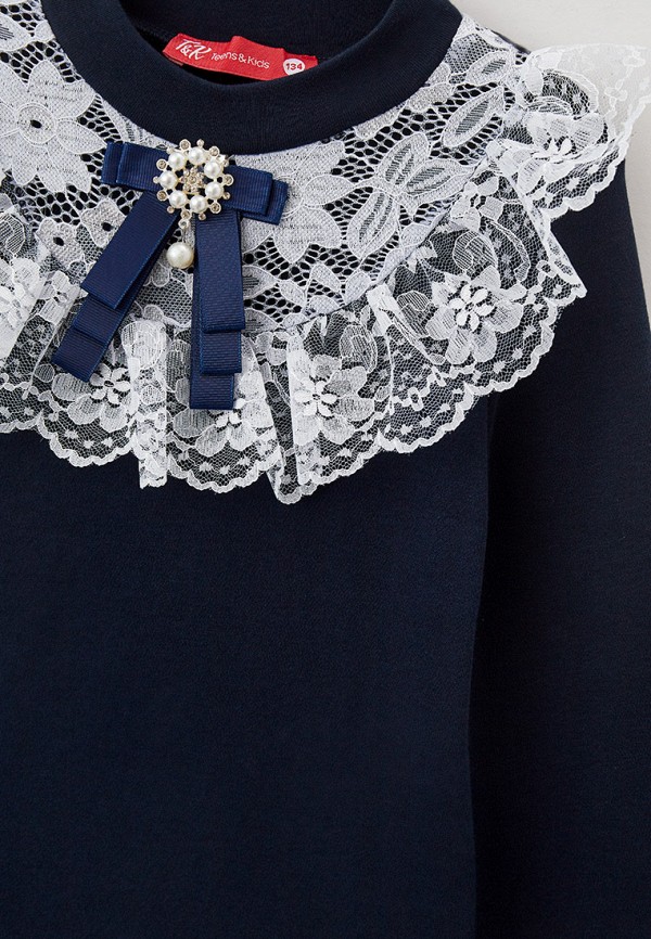 Блуза T&K синий, размер 128, фото 3