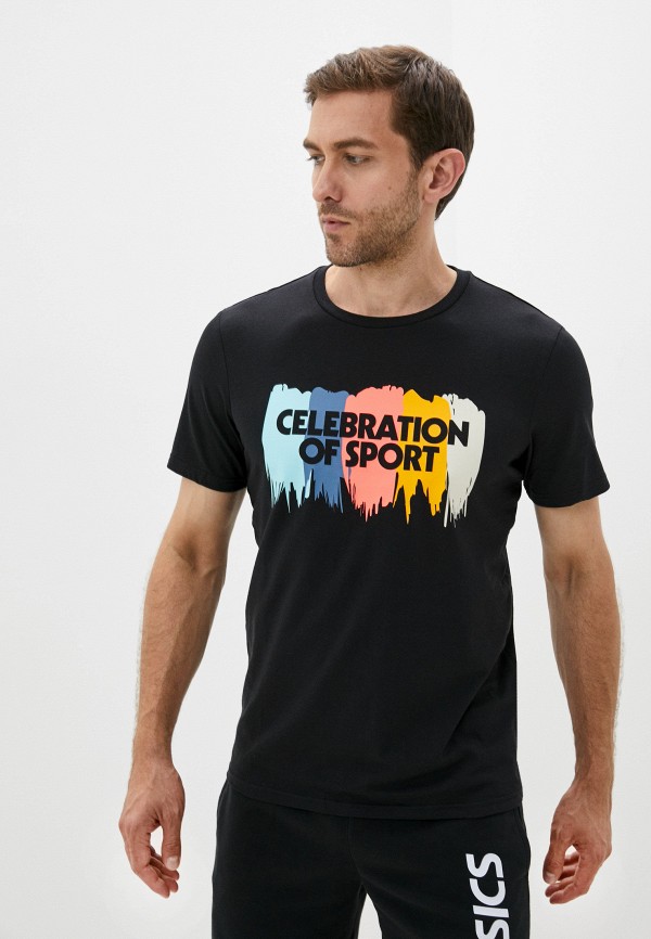 

Футболка ASICS, Черный, GRAPHIC SS TOP