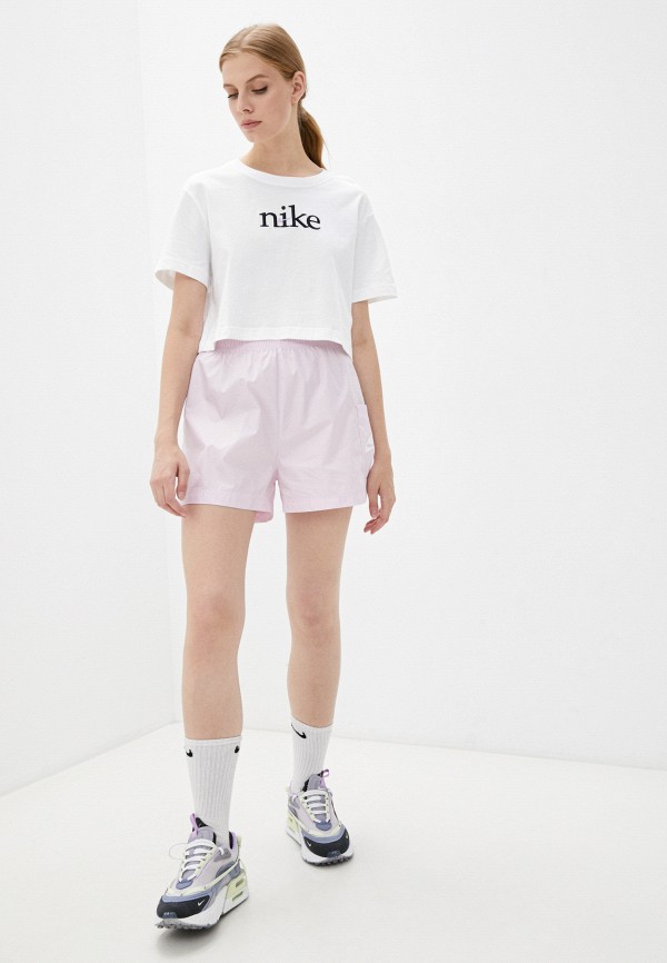 

Шорты спортивные Nike, Розовый, W NSW ESSNTL WVN HR SHORT