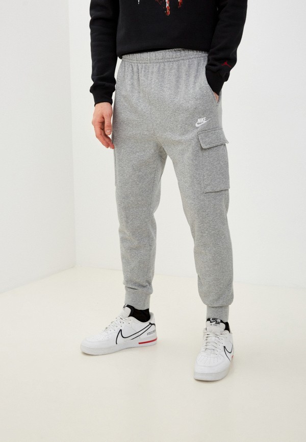 

Брюки спортивные Nike, Серый, M NSW CLUB FT CARGO PANT