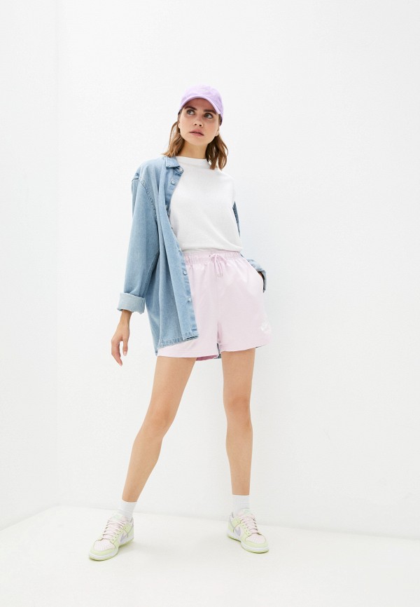 

Шорты спортивные Nike, Розовый, W NSW AIR WVN HR SHORT