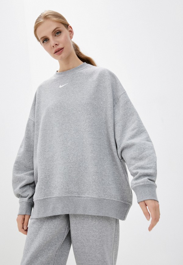 

Свитшот Nike, Серый, W NSW ESSNTL CLCTN FLC OOS CRW