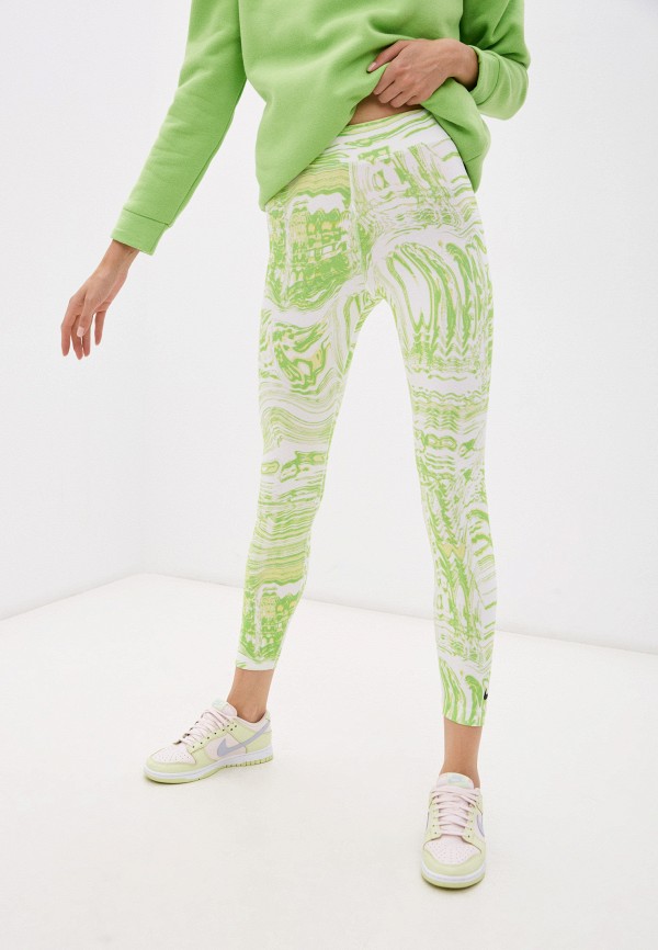 

Леггинсы Nike, Зеленый, W NSW LGGNG AOP PRNT