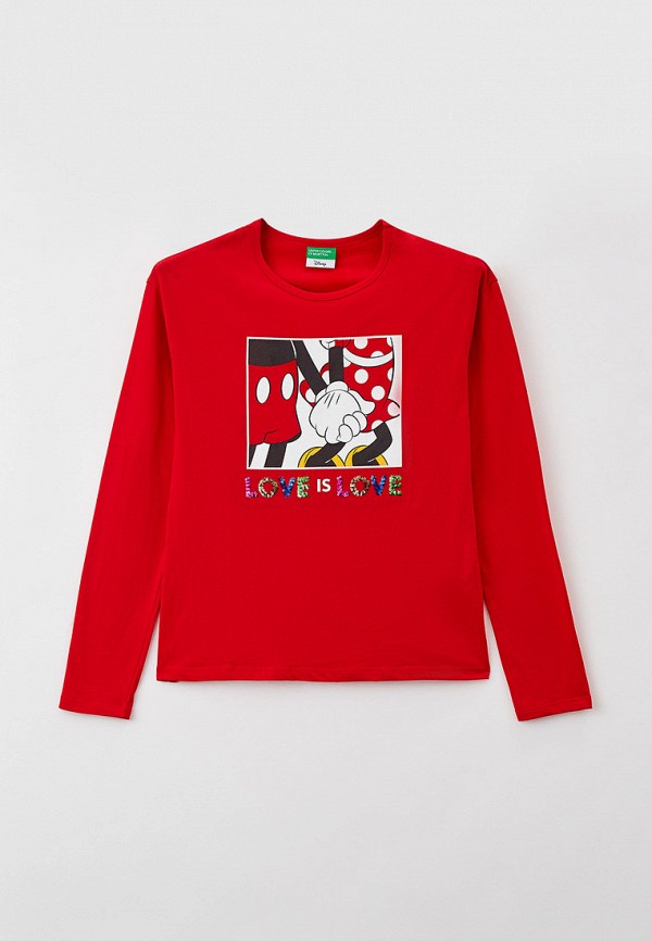 

Лонгслив United Colors of Benetton, Красный, United Colors of Benetton RTLAAN573801