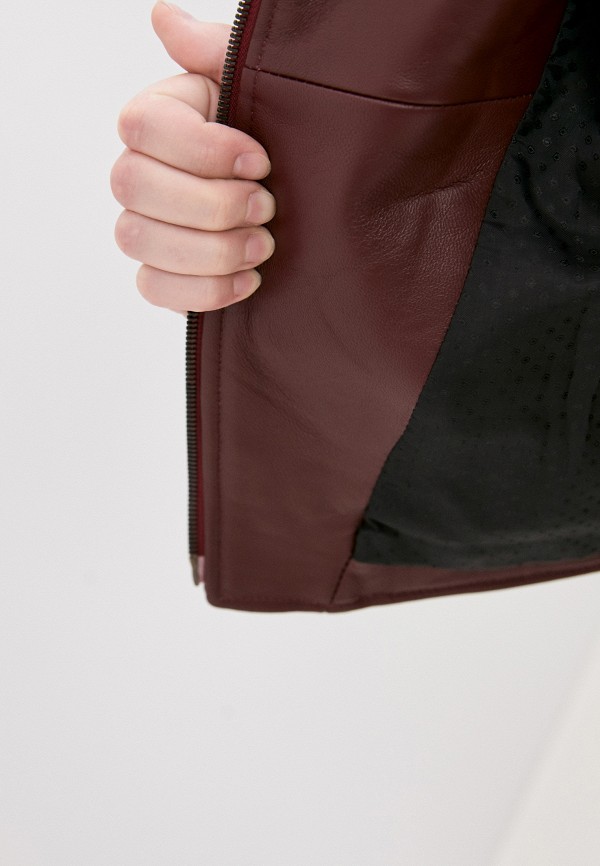 

Куртка кожаная Blouson, Бордовый, H CHIODO