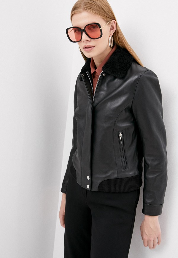 

Куртка кожаная Blouson, Черный, AVIATOR