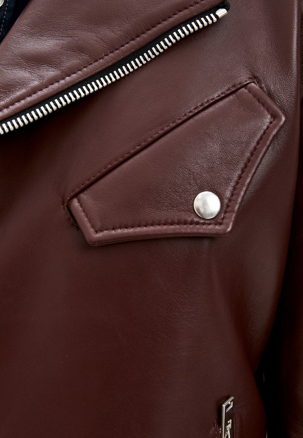 

Куртка кожаная Blouson, Бордовый, JONNY