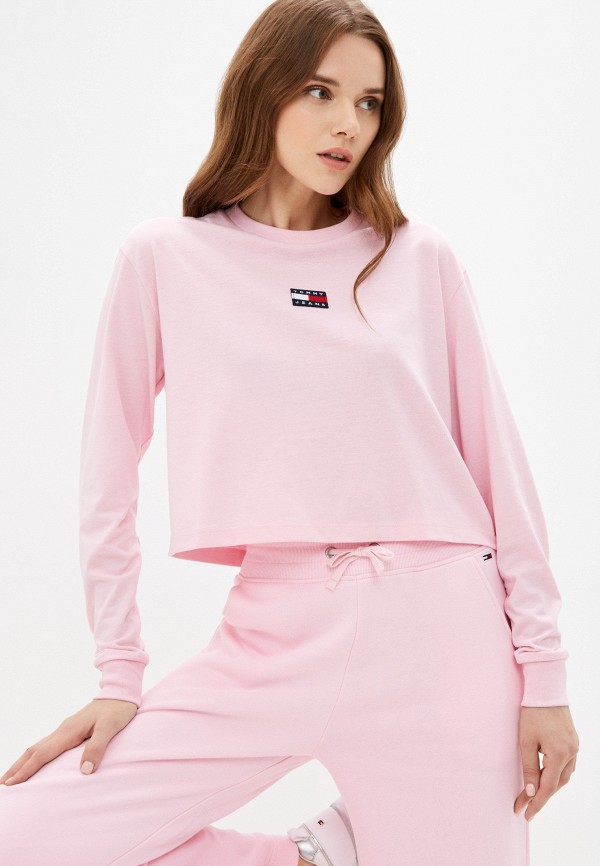 

Лонгслив Tommy Jeans, Розовый