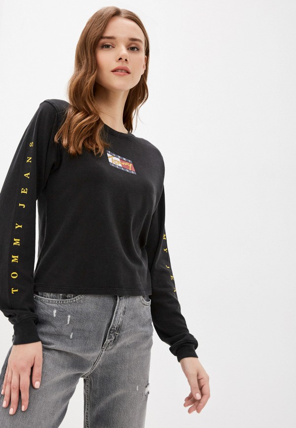 

Лонгслив Tommy Jeans, Черный