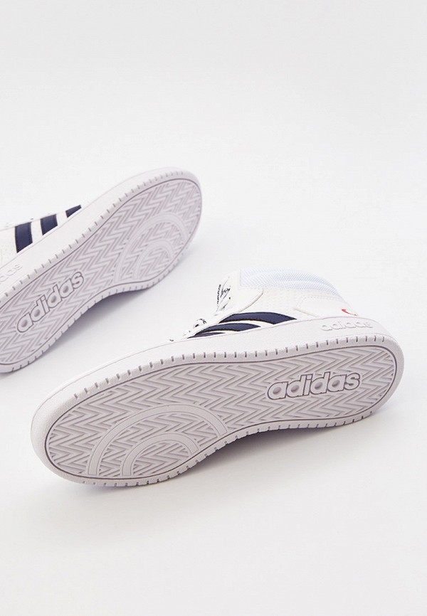 

Кеды adidas, Белый, HOOPS 2.0 MID