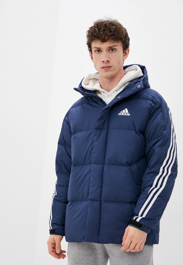 

Пуховик adidas, Синий, 3ST PUFFY DWN J