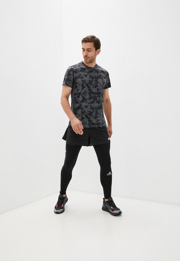 

Футболка спортивная adidas, Серый, CAMO TEE