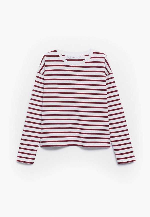 

Лонгслив Mango Kids, Белый, STRIPES