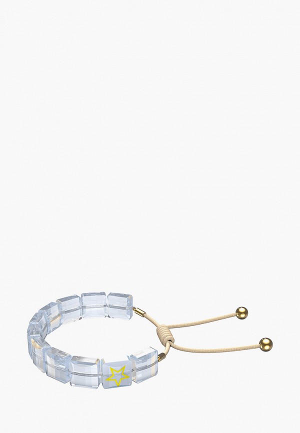 

Браслет Swarovski®, Разноцветный, Letra, покрытие золото