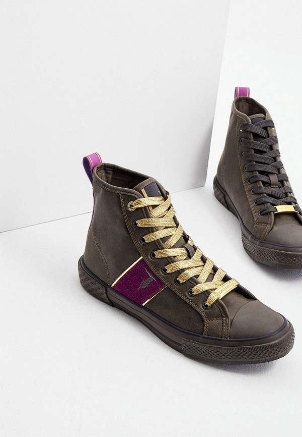

Кеды Trussardi, Хаки, Trussardi RTLAAN841201