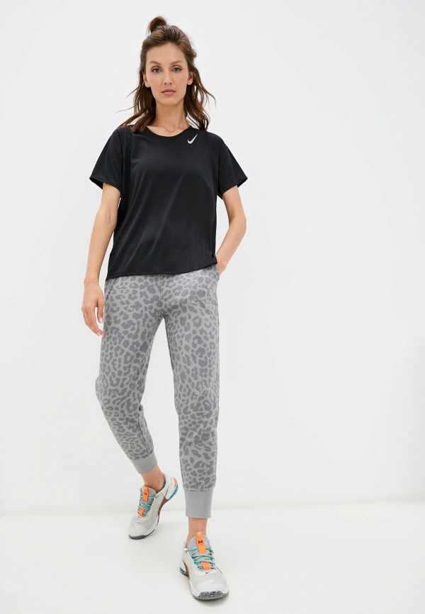 

Футболка спортивная Nike, Черный, W NK DF RACE TOP SS