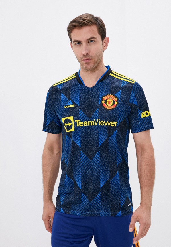 

Футболка спортивная adidas, Синий, MUFC 3 JSY