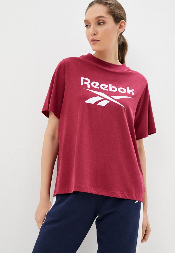 

Футболка Reebok, Бордовый, RI CROP TEE IN