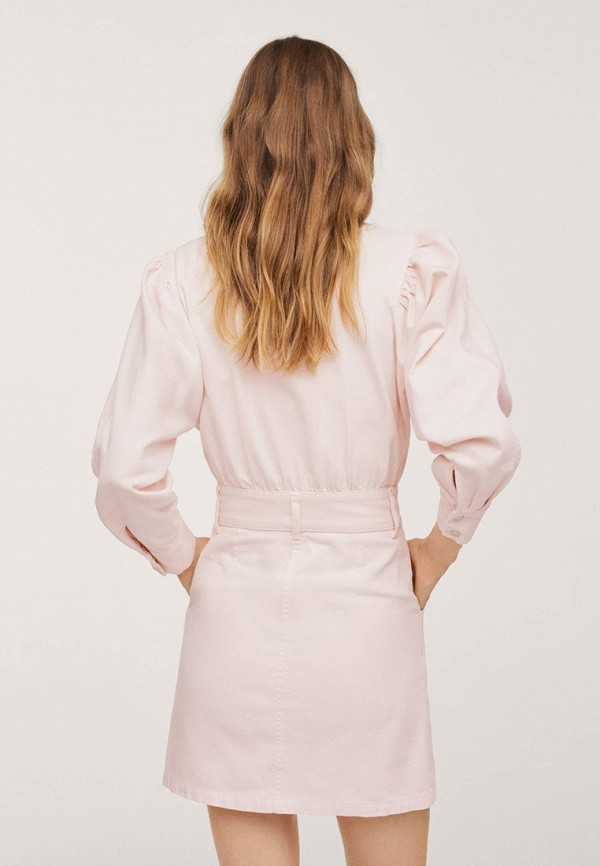 Платье Mango розовый, размер 48, фото 3