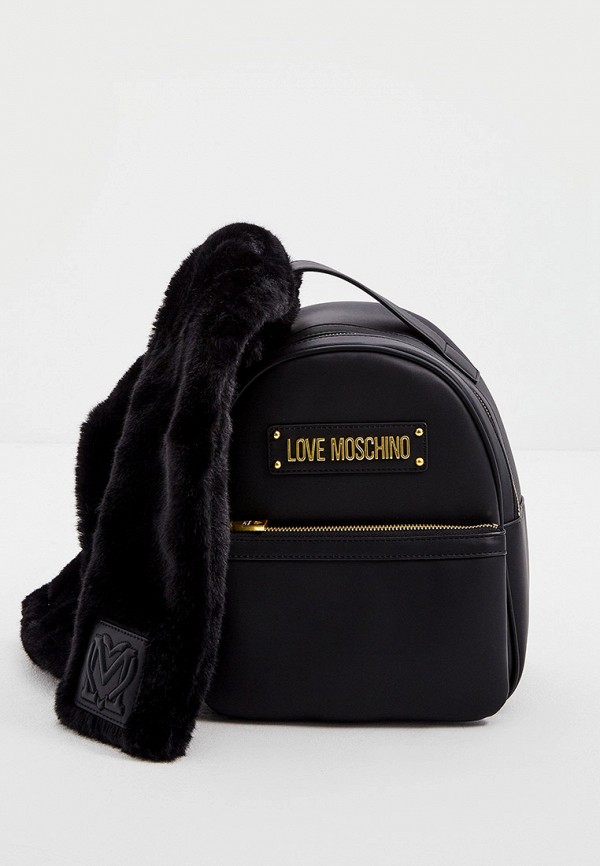 

Рюкзак и горжетка Love Moschino, Черный