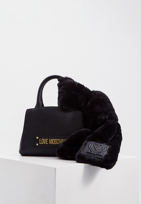 

Сумка и горжетка Love Moschino, Черный