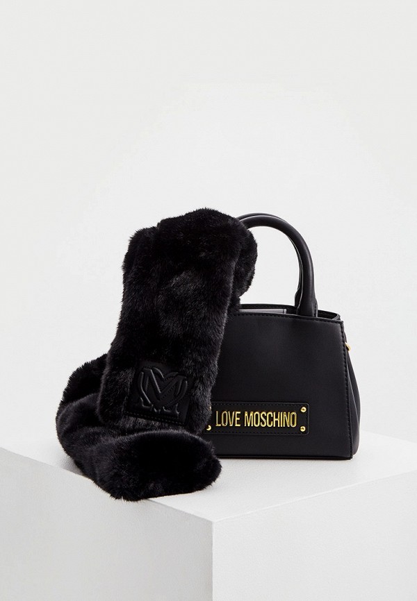 

Сумка и горжетка Love Moschino, Черный