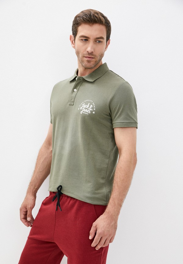 

Поло Jack & Jones, Хаки