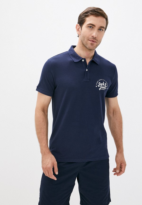 

Поло Jack & Jones, Синий