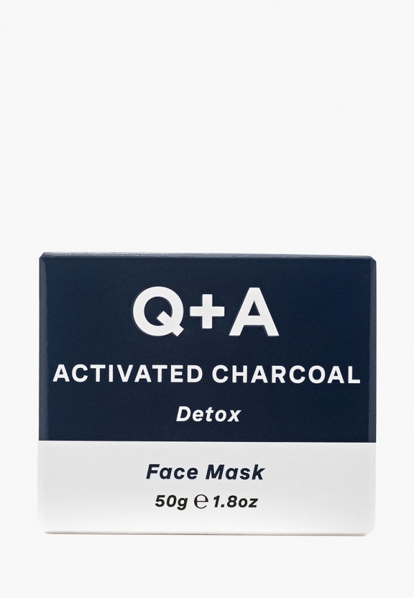 

Маска для лица Q+A, Прозрачный, ACTIVATED CHARCOAL, 50 гр