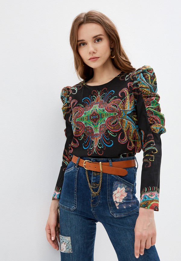 

Блуза Desigual, Черный, Desigual RTLAAO050701