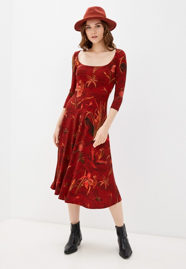 

Платье Desigual, Бордовый, Desigual RTLAAO053501