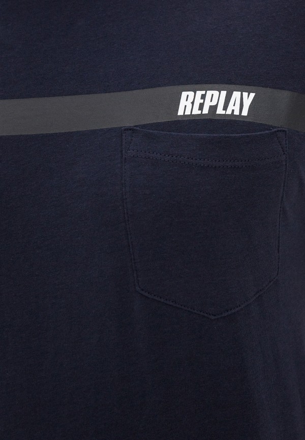 

Футболка Replay, Синий, Replay RTLAAO056401