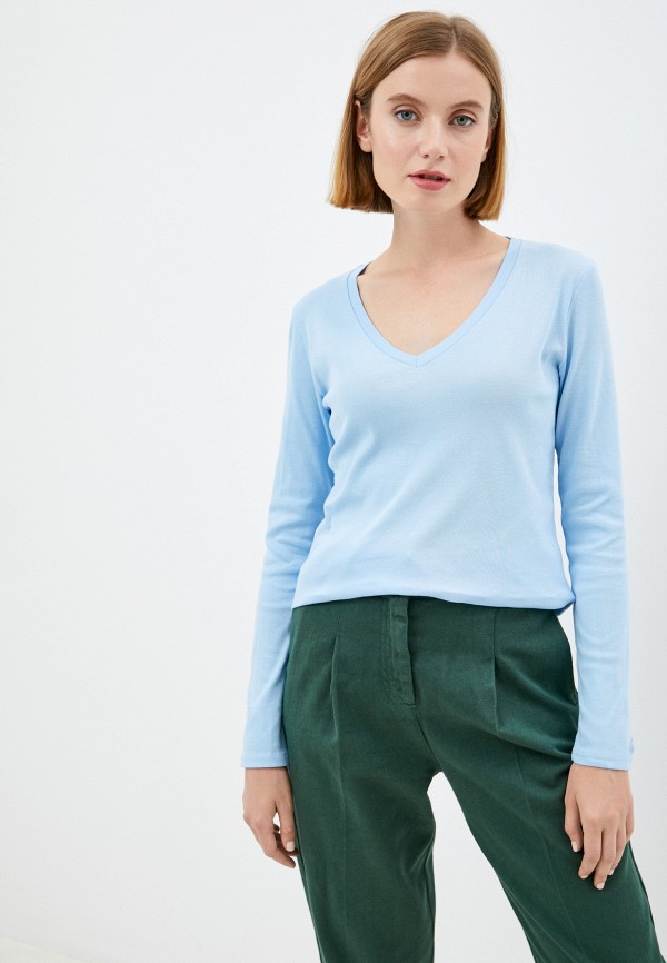 

Лонгслив United Colors of Benetton, Голубой, United Colors of Benetton RTLAAO101901