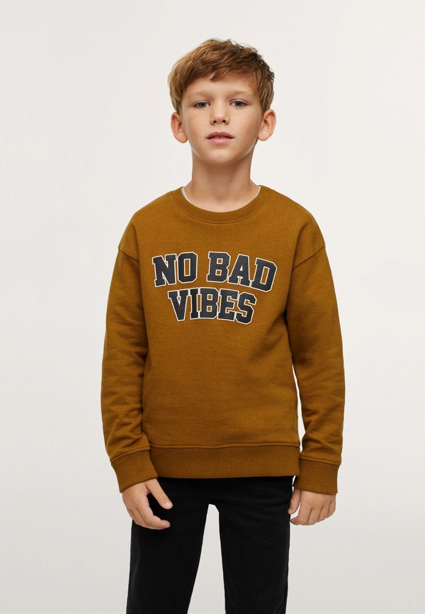 

Свитшот Mango Kids, Коричневый, Mango Kids RTLAAO136701