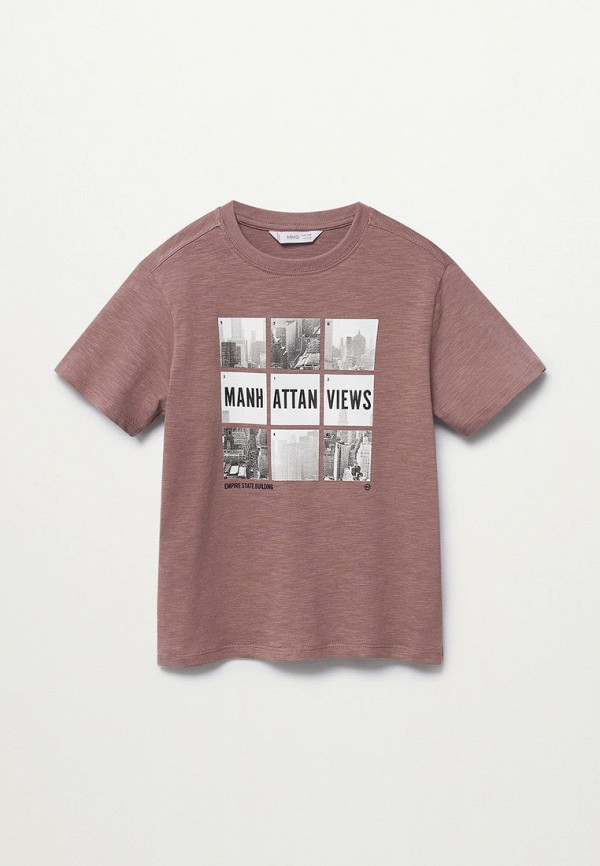 

Футболка Mango Kids, Фиолетовый, Mango Kids RTLAAO136801