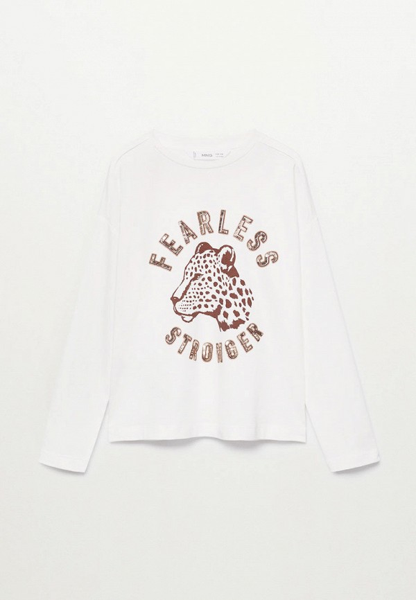 

Лонгслив Mango Kids, Белый, FIERA