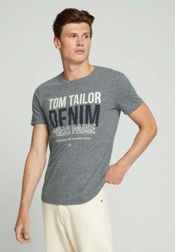 

Футболка Tom Tailor Denim, Серый, Tom Tailor Denim RTLAAO178801