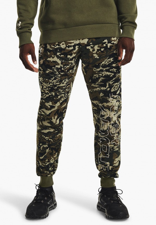 

Брюки спортивные Under Armour, Хаки, UA RIVAL FLC CAMO SCRIPT JGR
