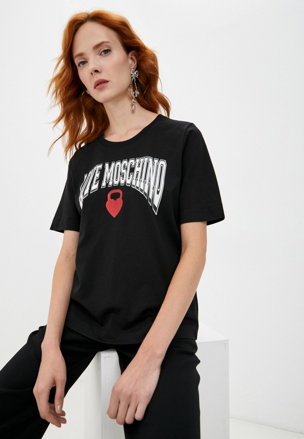 

Футболка Love Moschino, Черный, Love Moschino RTLAAO333901